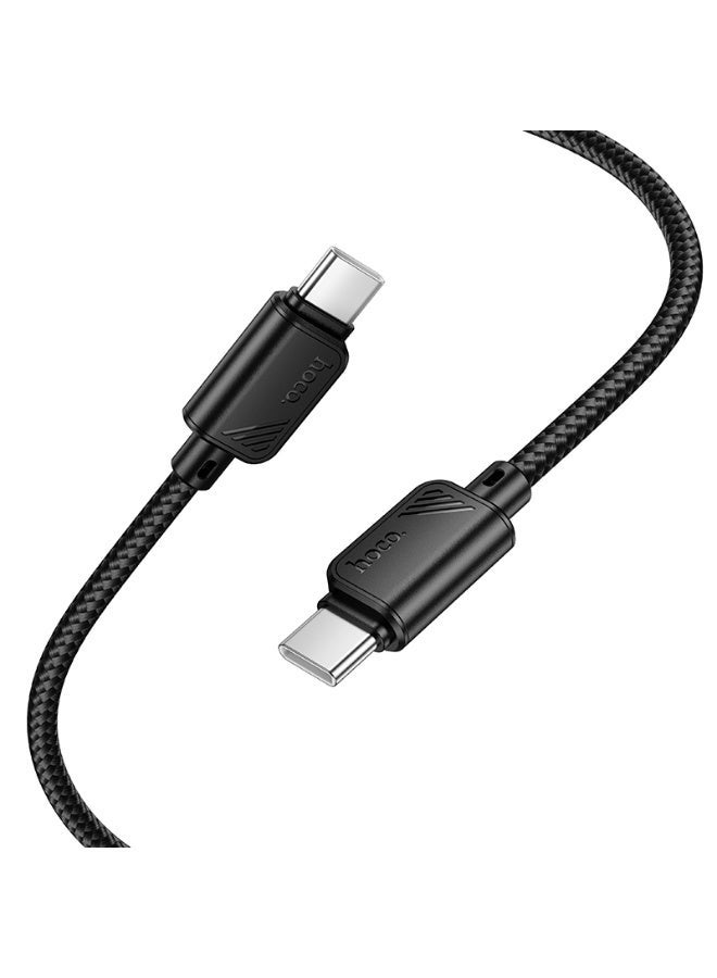 Hoco X113 Beneficio 60W USB-C to USB-C Fast Charging & Data Cable – Power Delivery (PD) Support - Image 1